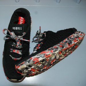 NOBULL Diamond Knit Runner Black/Wild - Womens Size 8